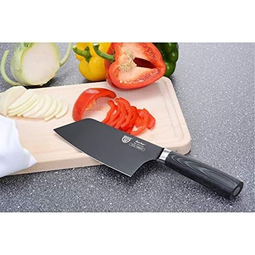  GRAEWE Beil schwarz Kuro, Kochmesser, Kuechenmesser