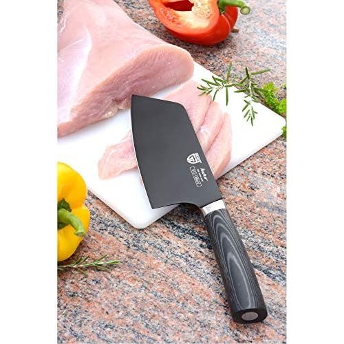  GRAEWE Beil schwarz Kuro, Kochmesser, Kuechenmesser