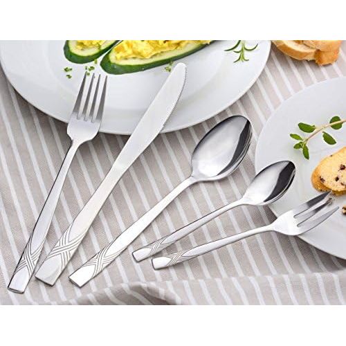  GRAEWE Cutlery Set for 12People150PiecesStainless Steel, Dishwasher-safe, Stainless Steel, table cutlery box Koblenz