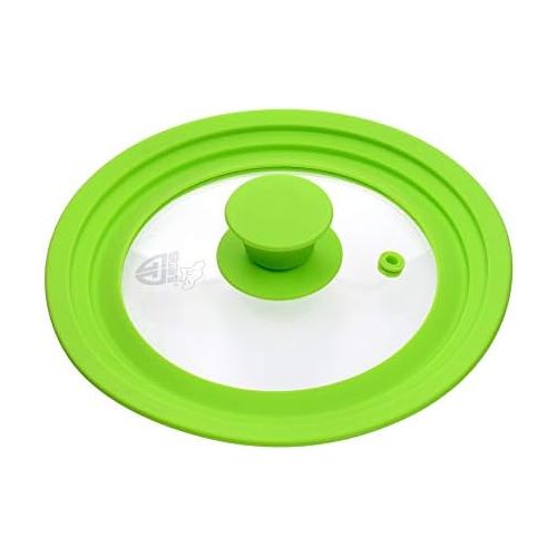  Visit the GRAEWE Store GRAEWE Universal Glass Lid Green 16-20cm for Saucepans and Pans Tempered Glass Silicone Handle with Steam Vent