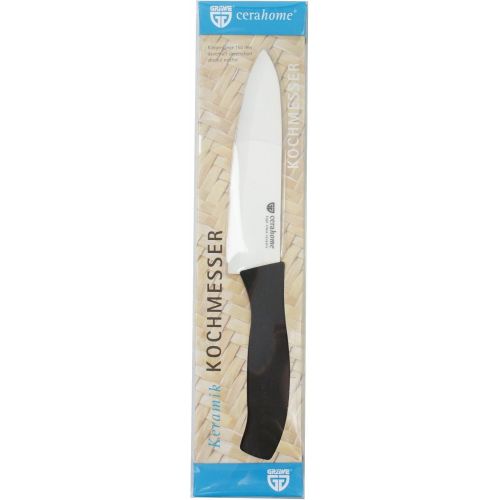  [아마존베스트]GRAEWE Ceramic Chefs Knife with 6 High Performance Zirkonia Blade, rubberized handle