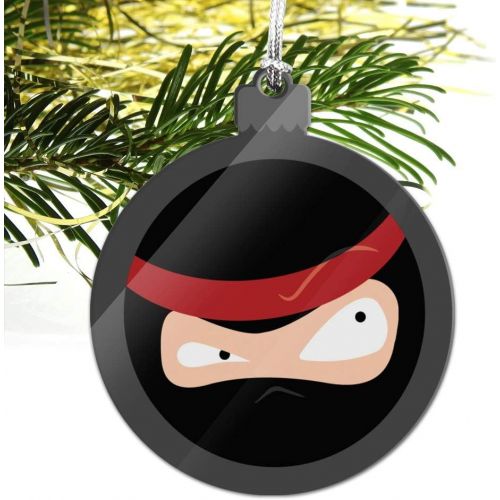  GRAPHICS & MORE Ninja Face Head Funny Acrylic Christmas Tree Holiday Ornament