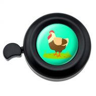 GRAPHICS & MORE Chicken in Profile Bicycle Handlebar Bike Bell