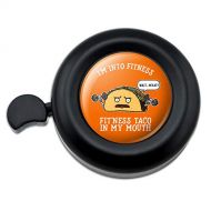GRAPHICS & MORE Im Into Fitness Fitness Taco in My Mouth Funny Bicycle Handlebar Bike Bell