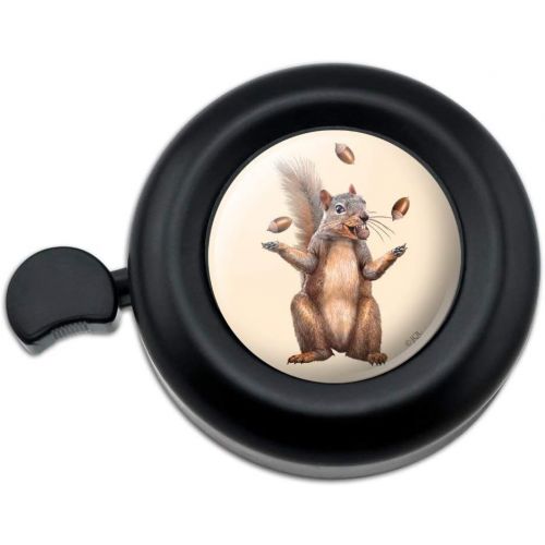  GRAPHICS & MORE Squirrel Juggling His Nuts Crazy Funny Bicycle Handlebar Bike Bell