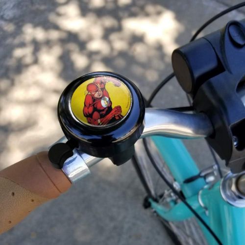  GRAPHICS & MORE The Flash Character Bicycle Handlebar Bike Bell