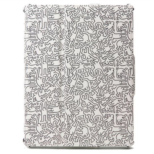  GRAPHT Keith Haring Official Licensed Flip Cover for iPad 2  iPad (3rd gen.)  iPad (4th gen.)