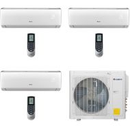 Gree MULTI36CVIR305-36,000 BTU Multi21+ Tri-Zone Wall Mount Mini Split Air Conditioner Heat Pump 208-230V (9-12-18)