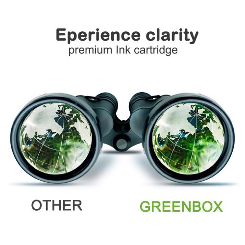  GREENBOX Re-Manufactured Ink Cartridge Replacement for HP 63XL 63 XL Used in HP Envy 4520 4516 Officejet 4650 3830 3833 3831 4655 DeskJet 1112 3632 2130 2132 Printer (1 Black, 1 Tr