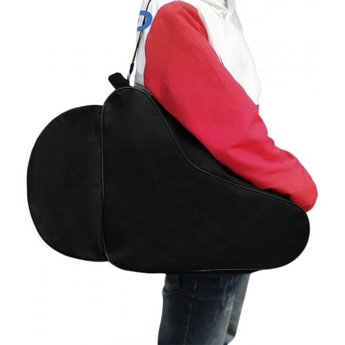 GREUS Ice Skate Bag Skate Storage Bag Inline Skating Shoulder Bag Sports Skate Carrier Carry Bag Backpack Shoes Pouch Organizer for Kids Adult