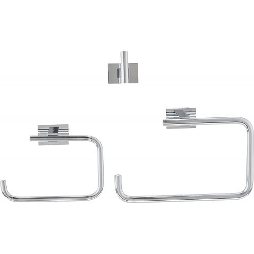  Grohe 40778001 Essentials Cube Master Bathroom Set, 4-In-1, Starlight Chrome