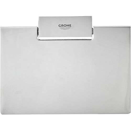  Grohe 40781000 Selection Cube Paper Holder w/cover, Starlight Chrome