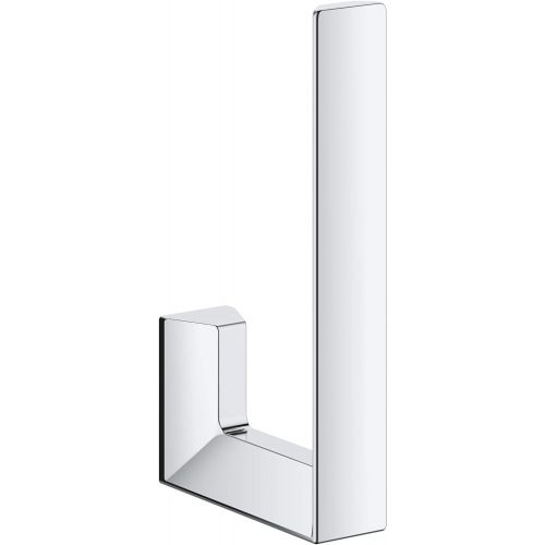  Grohe 40784000 Selection Cube Spare Toilet Paper Holder, Starlight Chrome