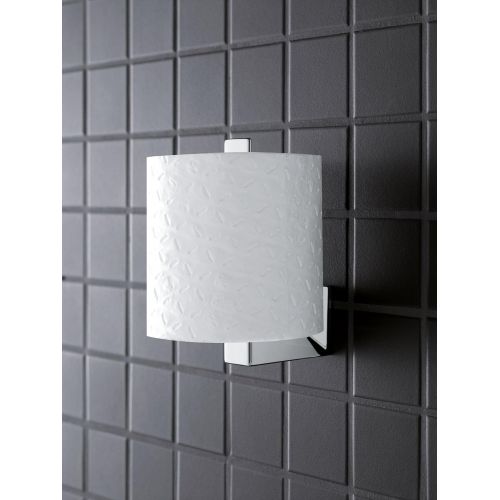  Grohe 40784000 Selection Cube Spare Toilet Paper Holder, Starlight Chrome