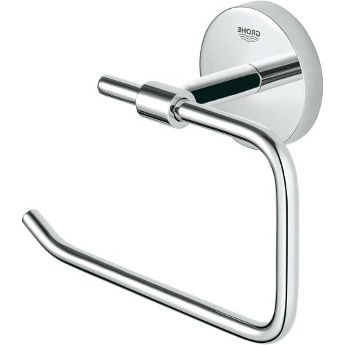  Grohe 40457001 BauCosmopolitan Paper Holder without cover, Starlight Chrome