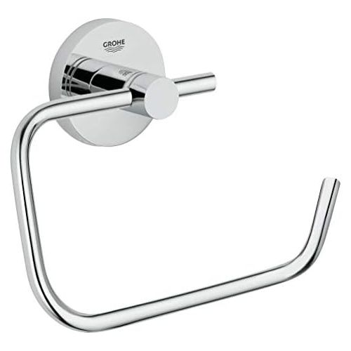  Grohe 40689001 Essentials Pivoting Toilet Paper Holder, Starlight Chrome