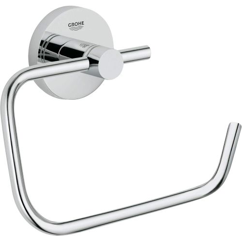  Grohe 40689001 Essentials Pivoting Toilet Paper Holder, Starlight Chrome