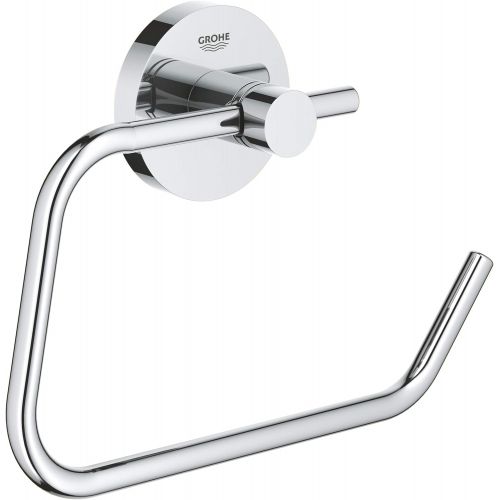  Grohe 40689001 Essentials Pivoting Toilet Paper Holder, Starlight Chrome