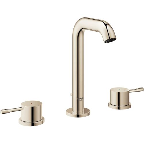  GROHE 20297BEA Essence 8″ Widespread Two-Handle Bathroom Faucet M-Size, Polished Nickel