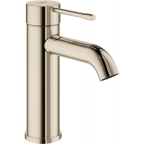  GROHE 23592BEA Essence Single-Handle Bathroom Faucet S-Size, Polished Nickel