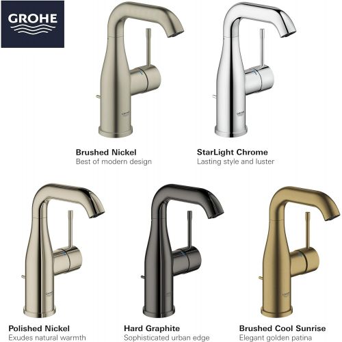  GROHE Essence New 2348500A Centerset M-Size Single-Handle Single-Hole Bathroom Faucet