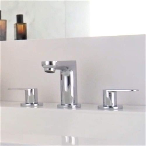  Grohe 2019900A Eurosmart Cosmopolitan urosmart Cosmopolitan Widespread 2-Handle 3-Hole Bathroom Faucet, 1.2 GPM, Starlight Chrome