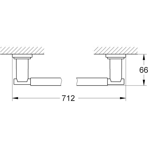  GROHE Atrio 24 In. Towel Bar