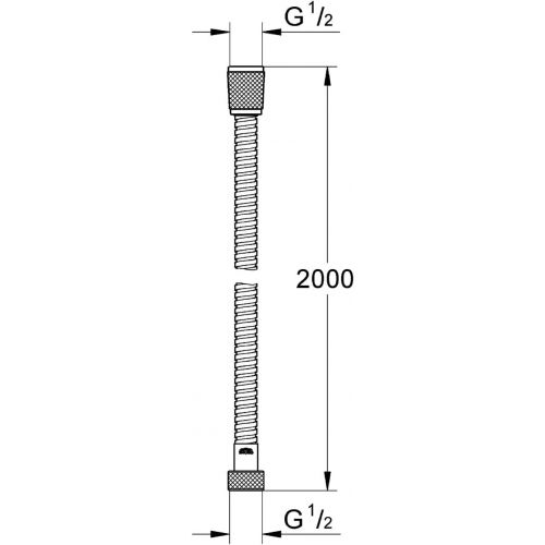  GROHE Relexa Longlife Metallic Hose