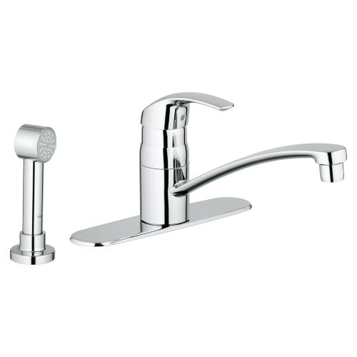  GROHE Eurosmart Single-Handle Kitchen Faucet With Side Spray