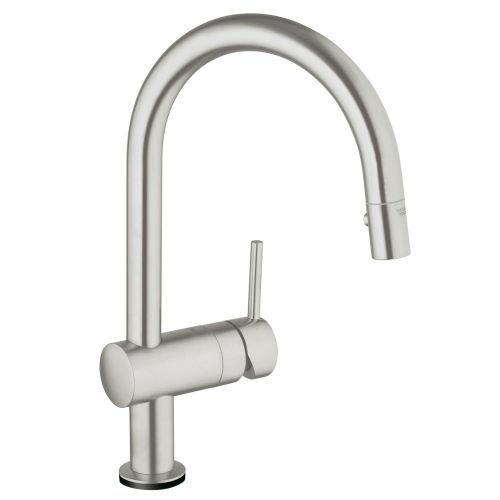  GROHE Minta Touch Single-Handle Pull-Down Kitchen Faucet with Dual Spray