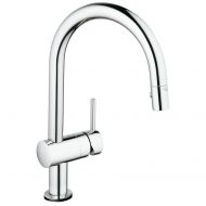 GROHE Minta Touch Single-Handle Pull-Down Kitchen Faucet with Dual Spray