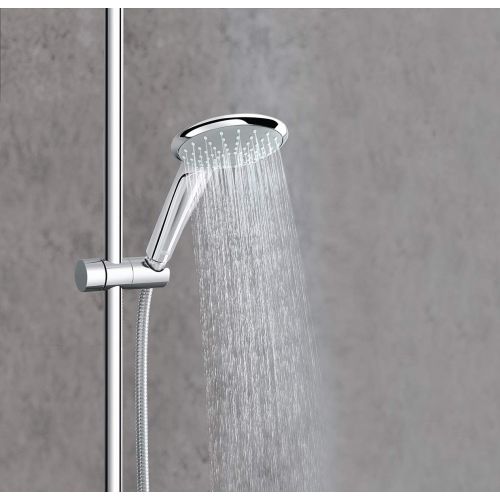  GROHE 26128001 Euphoria 2.5 Gpm Shower System with Thermostat for Wall Mount, Starlight Chrome