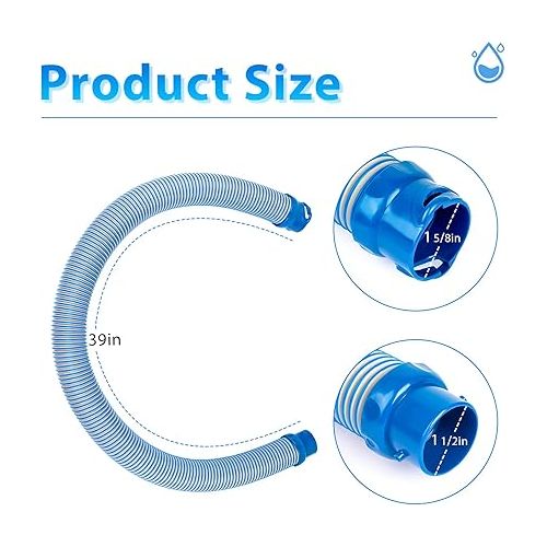  R0527700 Pool Vacuum Cleaner Hose Compatible with Zodiac Baracuda MX6 MX8 X7 T3 T5 Pool Cleaner, 39
