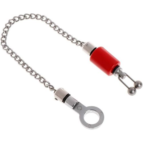  [아마존베스트]GROOMY Ear Hook, Fishing Swinger Stainless Steel Sling Chain Bite Indicator Carp Alarm Hanging Sensor Tackle Outdoor Accessories Blue