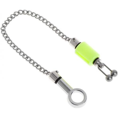  [아마존베스트]GROOMY Ear Hook, Fishing Swinger Stainless Steel Sling Chain Bite Indicator Carp Alarm Hanging Sensor Tackle Outdoor Accessories Blue