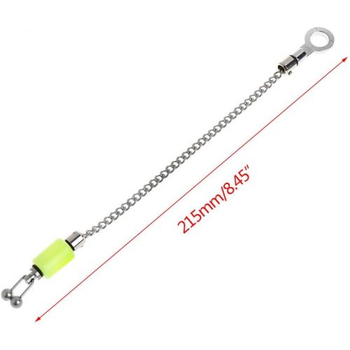  [아마존베스트]GROOMY Ear Hook, Fishing Swinger Stainless Steel Sling Chain Bite Indicator Carp Alarm Hanging Sensor Tackle Outdoor Accessories Blue