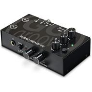 GOgroove Phono Preamp EQ with 3 Band Equalizer - Preamplifier with Treble, Mid , Bass - RCA Input/Output , DIN , 12V DC Adapter , High-End Circuit Design - Compatible with Record P