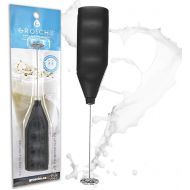 GROSCHE - EZ Latte Milk Frother Wand & Matcha Whisk Milk Frother Handheld Drink Mixer Handheld Milk Frother Wand Cream Frother - Coffee Froher - Battery Operated Frother (2x - AA Batteries)