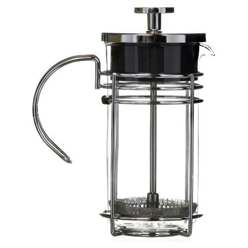  GROSCHE MADRID French Press - Premium Coffee and Tea Maker - 0.35L - 11.8oz - Borosilicate Glass Beaker - Dual Filter System For Rich Brew - Versatile Brewing | Stainless Steel Filter