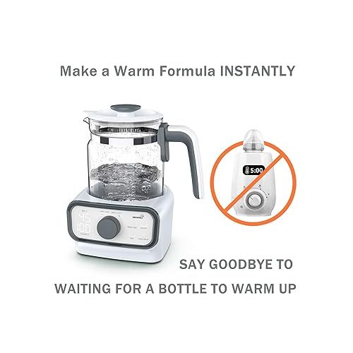  Baby Instant Warmer | Bottle Warmer | Formula Dispenser | Electric Kettle with Accurate Temperature Control for Formula