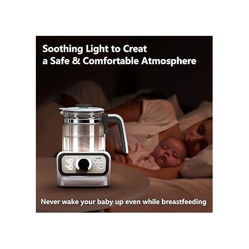  Baby Instant Warmer | Bottle Warmer | Formula Dispenser | Electric Kettle with Accurate Temperature Control for Formula