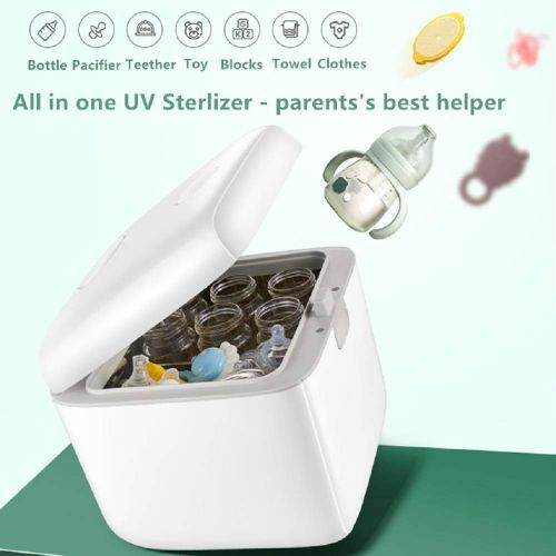  GROWNSY UV Light Sanitizer UV Sterilizer Box UV-C Clean Sterilizer and Dryer for Baby Bottle/CPAP/Toys/Clothes/Toothbrush/Beauty Tools/Tableware/Phone