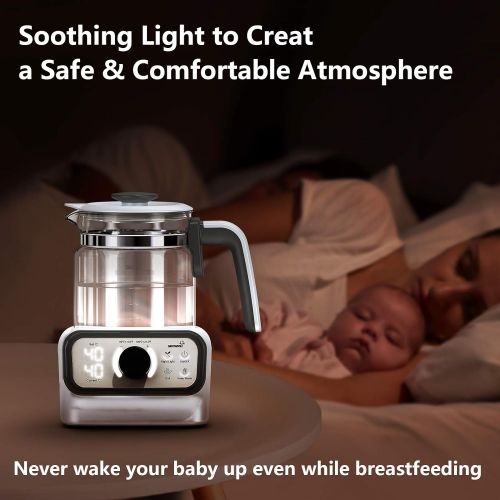  GROWNSY Baby Instant Warmer Bottle Warmer Formula Dispenser Electric Kettle with Accurate Temperature Control for Formula