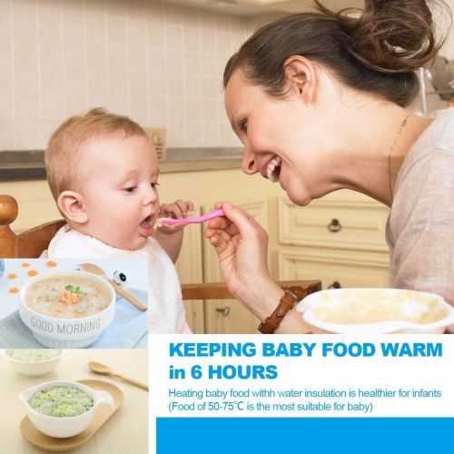  GROWNSY Bottle Warmer,5-in-1Fast Baby Food Heater&Defrost BPA-Free Warmer with Timer LCD Display Accurate Temperature Control for Breastmilk or Formula