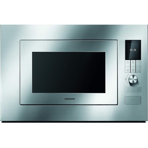  Grundig GMI 2141 X Einbaumikrowelle/integriert/Grill-Mikrowelle 1200 W / 900 W/Edelstahl / 23 l Garraum