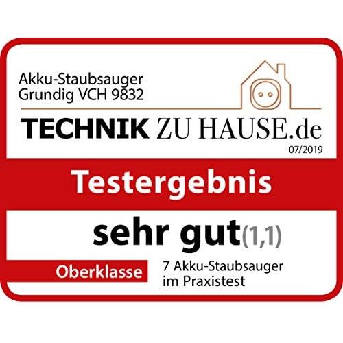  Grundig VCH9832, 2 in 1 Akku-und Handstaubsauger, Grau