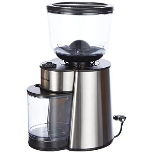  [아마존베스트]Grundig cm 6760 cm 6760 Coffee Grinder, Disc Grinder, 130 W, Stainless Steel Grinding Discs, 18 Grinding Degrees, 130, Stainless Steel/Black