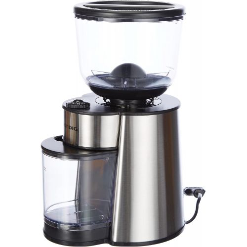  [아마존베스트]Grundig cm 6760 cm 6760 Coffee Grinder, Disc Grinder, 130 W, Stainless Steel Grinding Discs, 18 Grinding Degrees, 130, Stainless Steel/Black