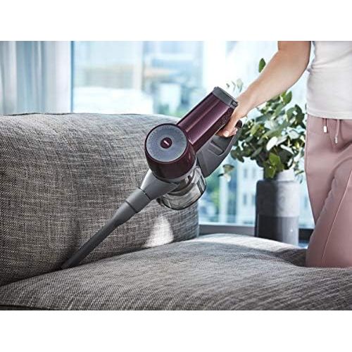  [아마존베스트]Grundig VCP 3830 vacuum cleaner with DC motor 21.6 V battery, silver, berry.