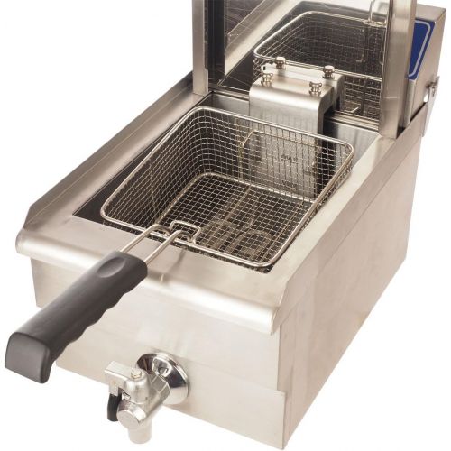  GS Multitrade Friteuse, Fritteuse-elektro, Gastronomie Edelstahl fuer Imbiss,Grosskueche,Pizzeria, Friteuse:Friteuse 13 l doppelt